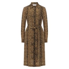 Шелковое платье Saint Laurent