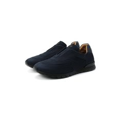 Кроссовки с отделкой из кожи аллигатора Kiton