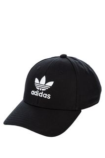 Черная бейсболка с логотипом бренда Adidas Originals