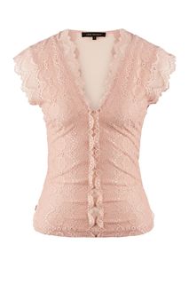 Облегающий кружевной топ Love Republic