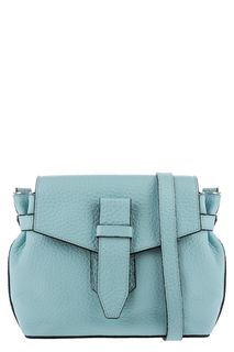 Кожаная сумка через плечо с откидным клапаном Deboro