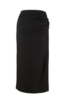 Черная юбка асимметричного кроя Zarina