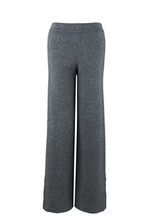 Широкие трикотажные брюки с разрезами по бокам Zarina