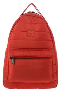 Стеганый текстильный рюкзак красного цвета Herschel