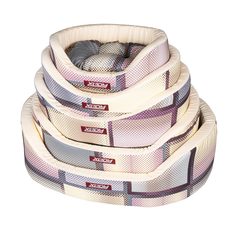 Лежак для собак и кошек Xody Премиум №3, хлопок, коричневый, 55х43х16 см