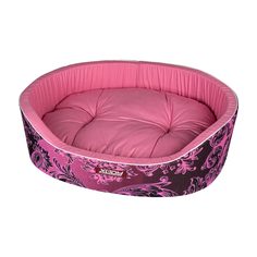 Лежак для собак и кошек Xody Премиум №1, хлопок, розовый, 42х35х16 см