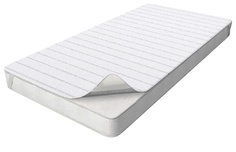 Наматрасник на резинках Nuovita SilverLine, 125x65 см, цвет белый-серебристый
