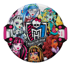 Ледянка детская 1TOY Monster High круглая, с плотными ручками 60 см
