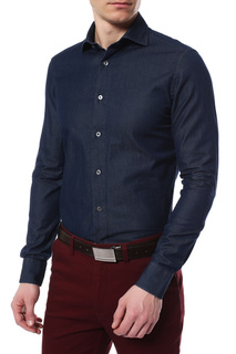 Рубашка мужская ROSSI RS0004 (BAG47A7U BC0101) синяя 39 IT