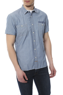 Рубашка мужская TRU TRUSSARDI 524046 голубая L