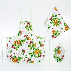 Кухонный набор АРТ ДИЗАЙН фартук, полотенце + прихватка Конфитюр