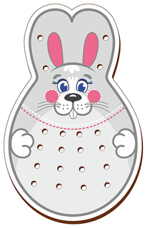 Развивающая игрушка Сибирский Сувенир Заяц Цветная