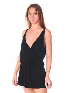 Пляжная туника женская BS8151 черная 44-46 Black Spade