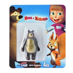 МАША И МЕДВЕДЬ. Медведь фигурка 4Gb (Flash накопитель) 0+ Медиа