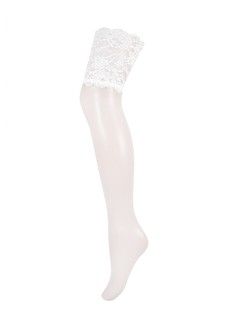 Чулки женские Trasparenze Voile (aut) белые 2