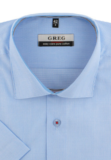 Рубашка мужская Greg 211/101/8059/1p голубая 60