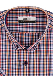 Рубашка мужская Greg 265/109/5015/b/1p_x_GB синяя 52