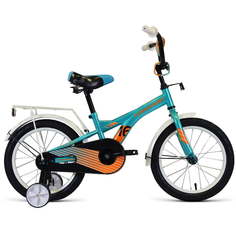 Велосипед 18" Forward Crocky 19-20 г Бирюзовый/Оранжевый/RBKW0LNH1029