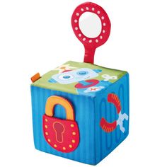 Кубик мягконабивной "Строители" Haba