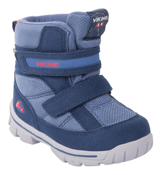 Ботинки детские Viking, цв.синий р.25