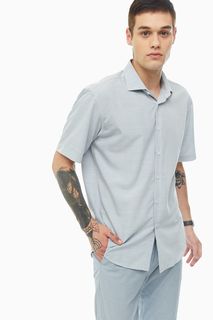 Рубашка мужская Conti Uomo WH1736-02-K06 голубая XXXL