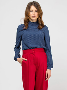 Блуза женская Remix 6665 синяя 48 RU