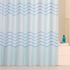 Штора для ванной комнаты Milardo Waves 650P180M11 180х200 см полиэстер