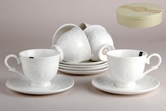 6/12 Набор чайный 250 мл ф.круг LZN-CO212GIFT Зара Коралл