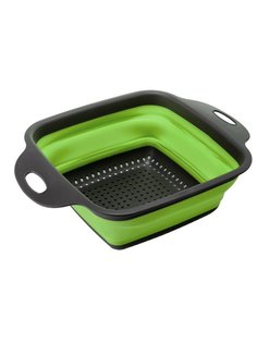 Дуршлаг складной Verona Compact, зеленый