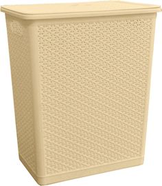 Корзина для белья BranQ Nature 35 л 399х272х460 мм цвета слоновая кость