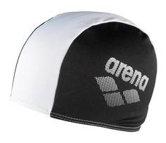 Шапочка для плавания Arena Polyester II (детская), -, черный, любительский, полиэстер