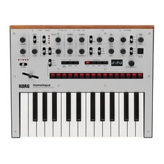 Синтезатор Korg Monologue Серебристая