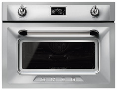 Встраиваемый электрический духовой шкаф Smeg SF4920VCX1 Silver/Black