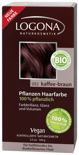Краска для волос Logona Herbal Hair Colour 092 Coffee Brown 100 г
