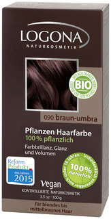 Краска для волос Logona Herbal Hair Color 090 Brown Umber 100 г