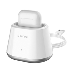 Deppa док-станция AirPods white