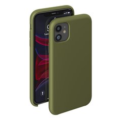Чехол Deppa Liquid Silicone Case для Apple iPhone 11 Olive
