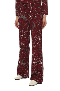 Брюки женские MAXMARA 61310597 001 красные 46 IT