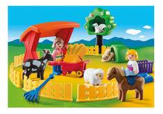 Игровой набор PLAYMOBIL 1.2.3.: Контактный зоопарк