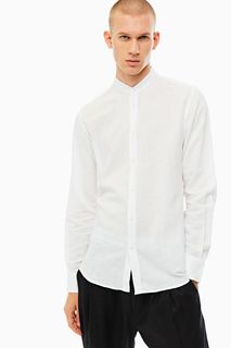 Рубашка мужская Antony Morato MMSL00588-FA400074 белая 48 IT
