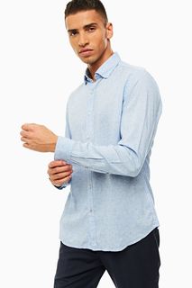 Рубашка мужская Cinque 9062-4341 синяя XL