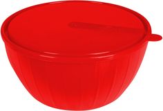 Салатник Giaretti Bono 2,8 л 238х221х104 мм с крышкой цвета сочный томат