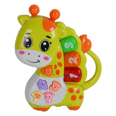 Пианино обучающее Smart Baby Жирафик цвет зеленый, 29 звуков, мелодий, стихов JB0333410