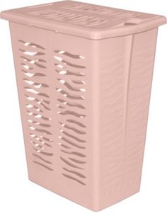 Корзина для белья BranQ Aqua 30 л 377х261х492 мм йогуртовая