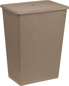 Корзина для белья BranQ Nature 48 л 427х295х562 мм кофейная