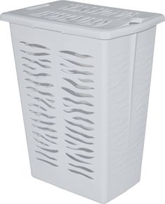 Корзина для белья BranQ Aqua 30 л 377х261х492 мм мраморная