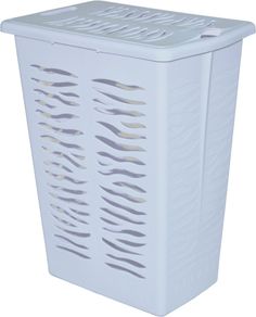 Корзина для белья BranQ Aqua 30 л 377х261х492 мм голубая пастельная