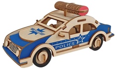 Конструктор деревянный New Land Полицейская машина IT-XB-G015H Cool Toys