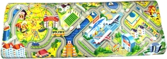 Коврик детский игровой рулонный "Город" (1500*630*5) 605101 Юрим
