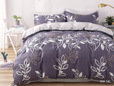 Постельное белье Cleo сатин набивной "Satin de Luxe" полуторный 15/598-SK